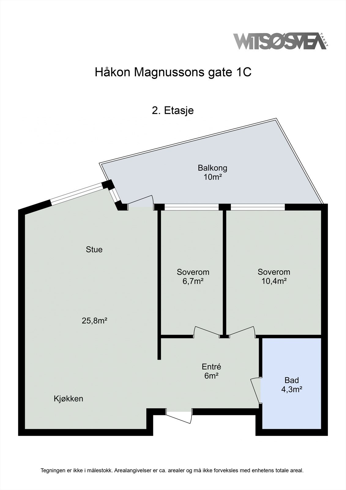 Planskisse 2. etasje. Galleribilde