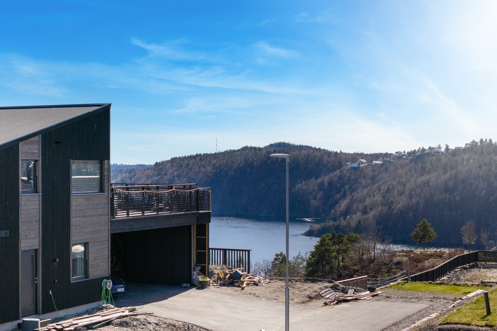 Utsikt fra terrasse Galleribilde
