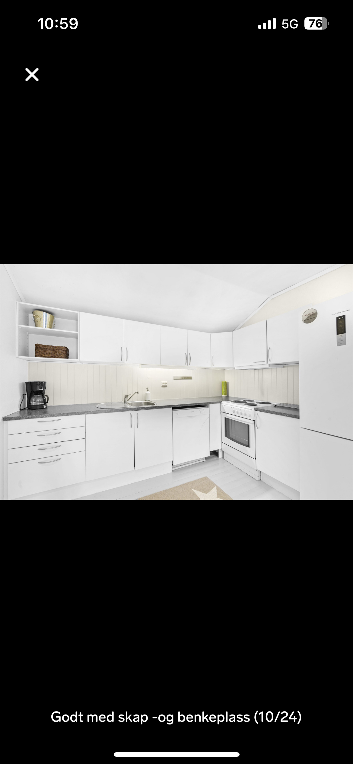 Godt med skap og benkeplass Galleribilde