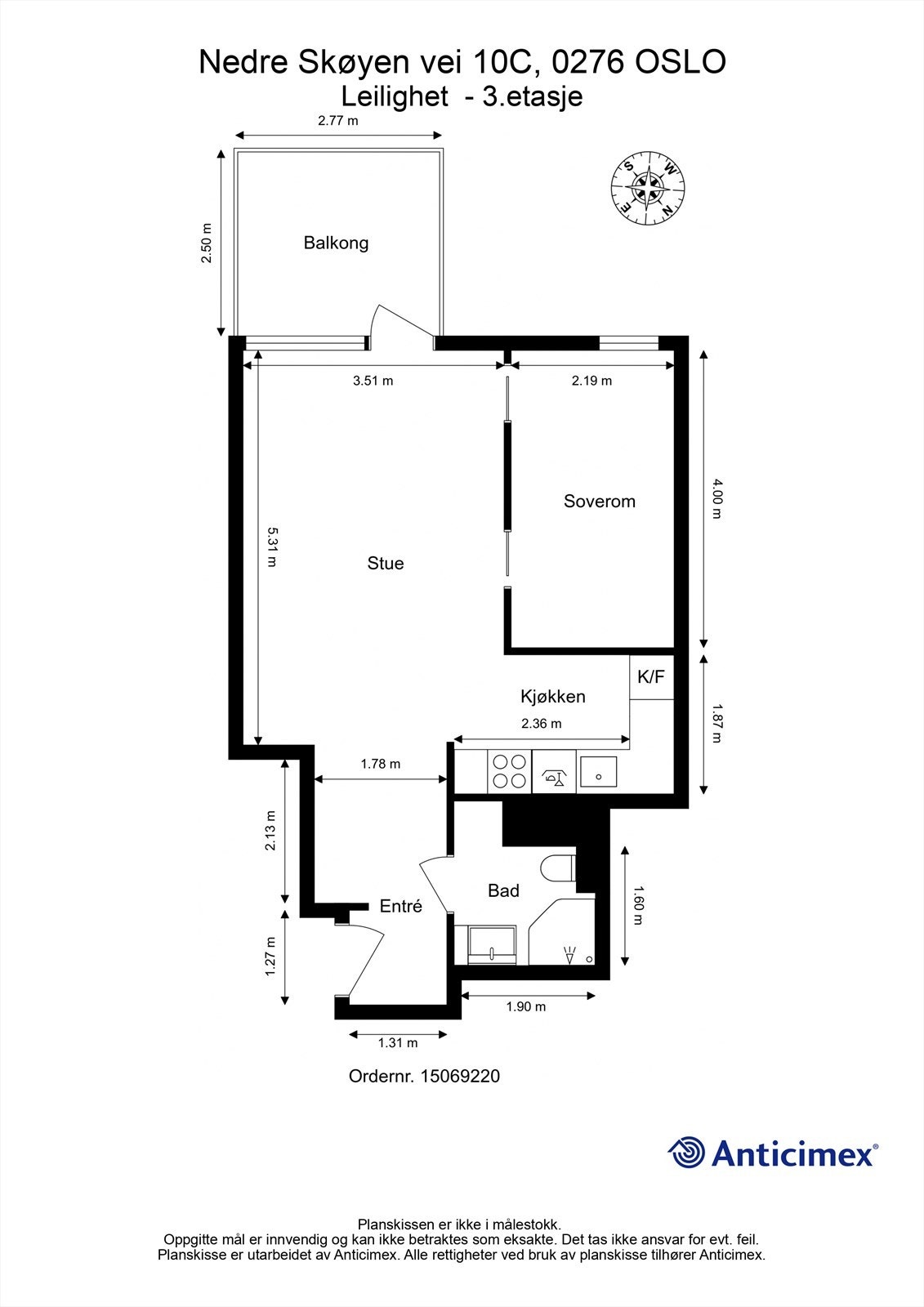Plantegning Galleribilde