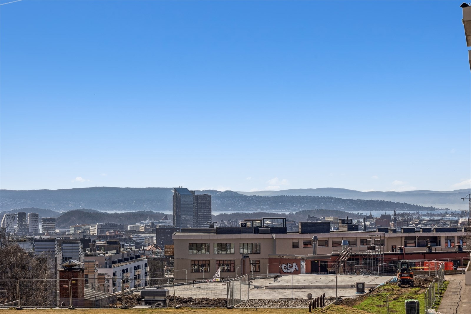 Nyt fantastisk utsikt fra balkongen Galleribilde