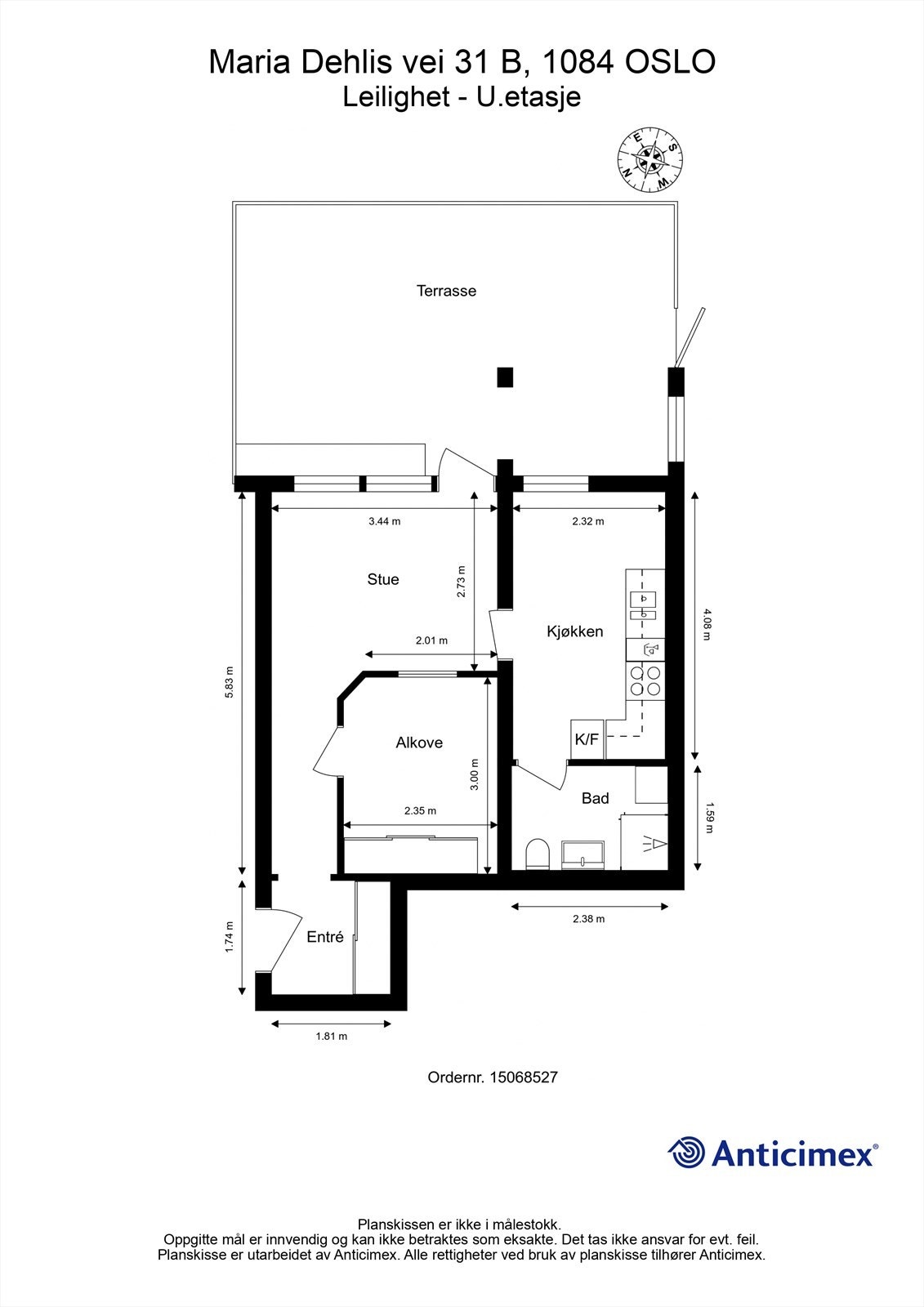 Plantegning Galleribilde