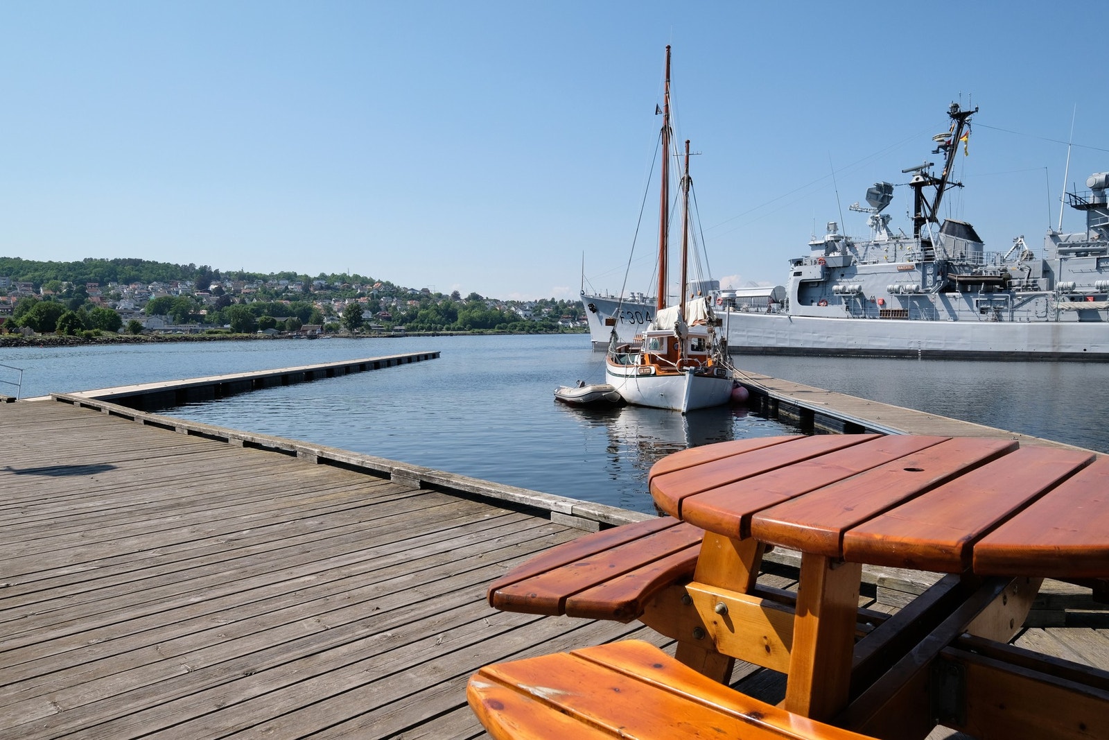 På Karljohansvern finner du flere flotte museer inkludert Museumsskipet KNM Narvik Galleribilde