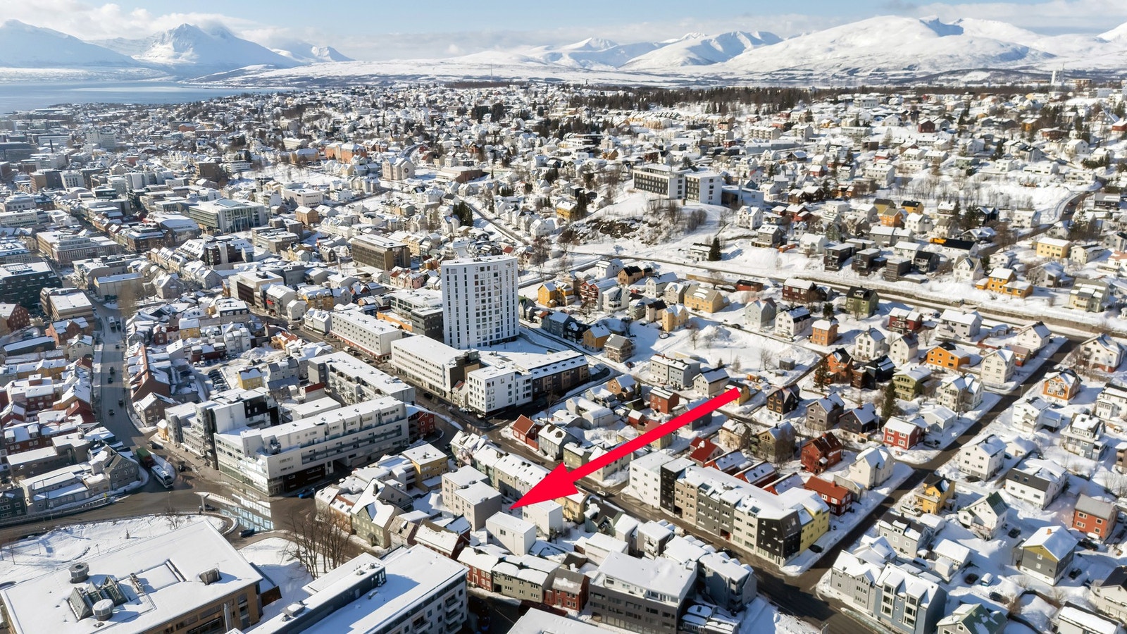 Dronefoto. Galleribilde