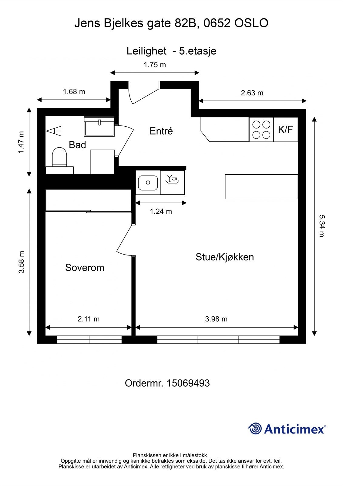 Plantegning Galleribilde