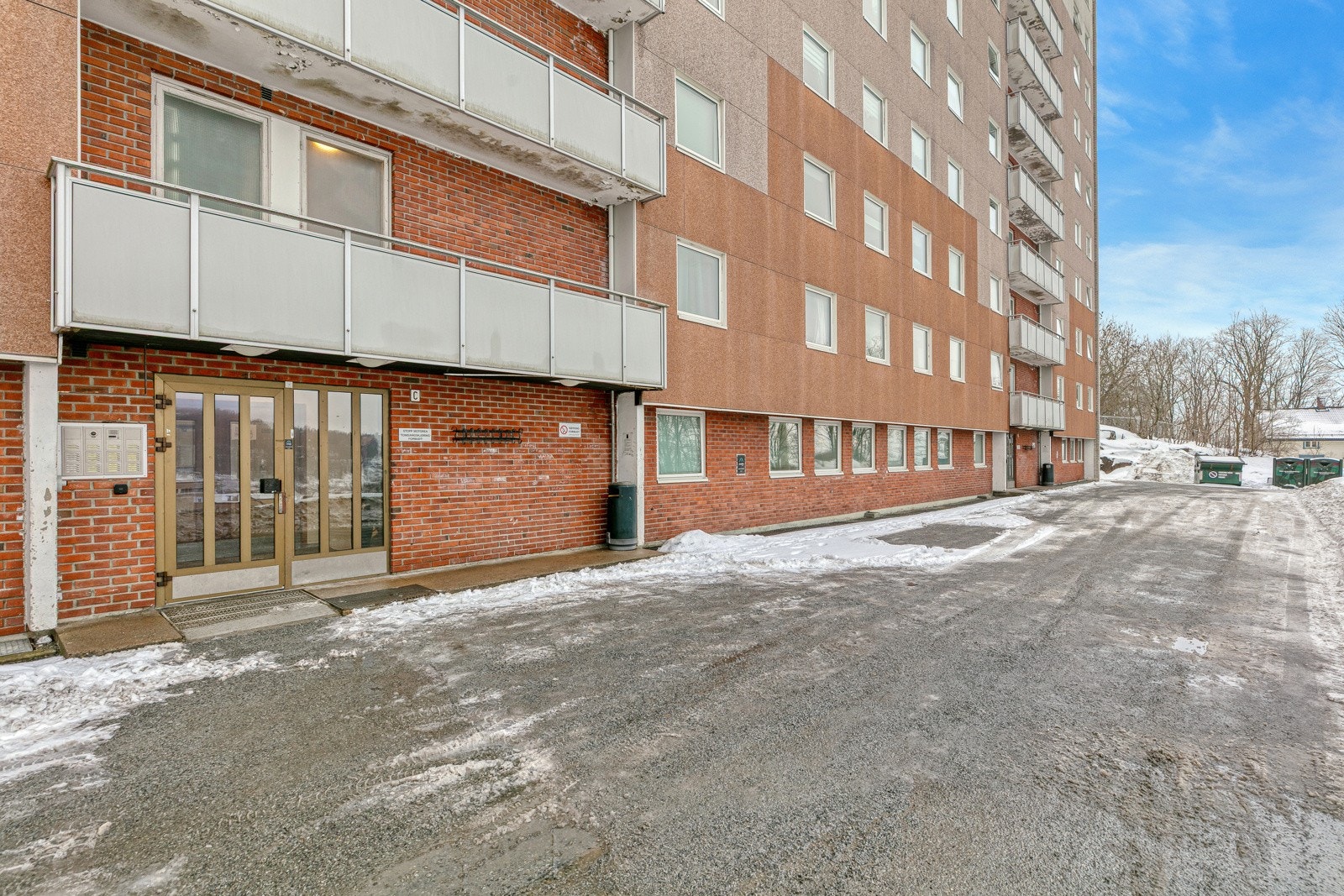 Felles inngangsparti. Galleribilde