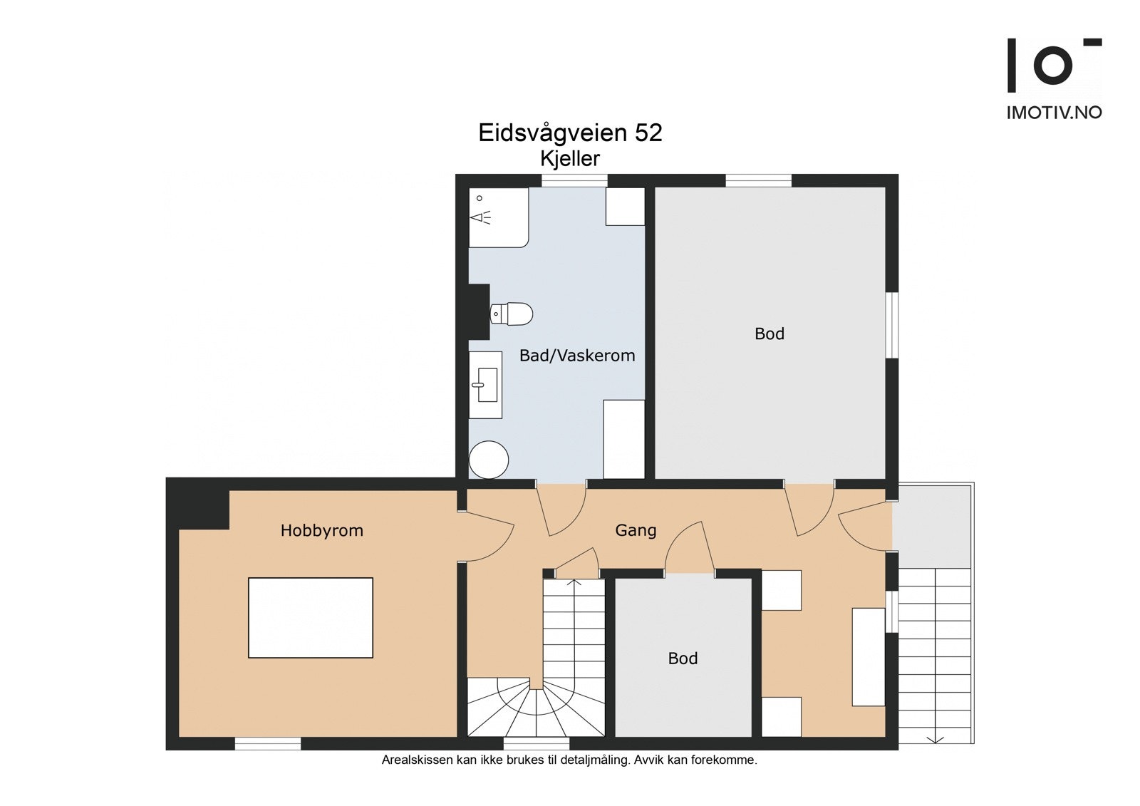 Planløsning kjeller Galleribilde