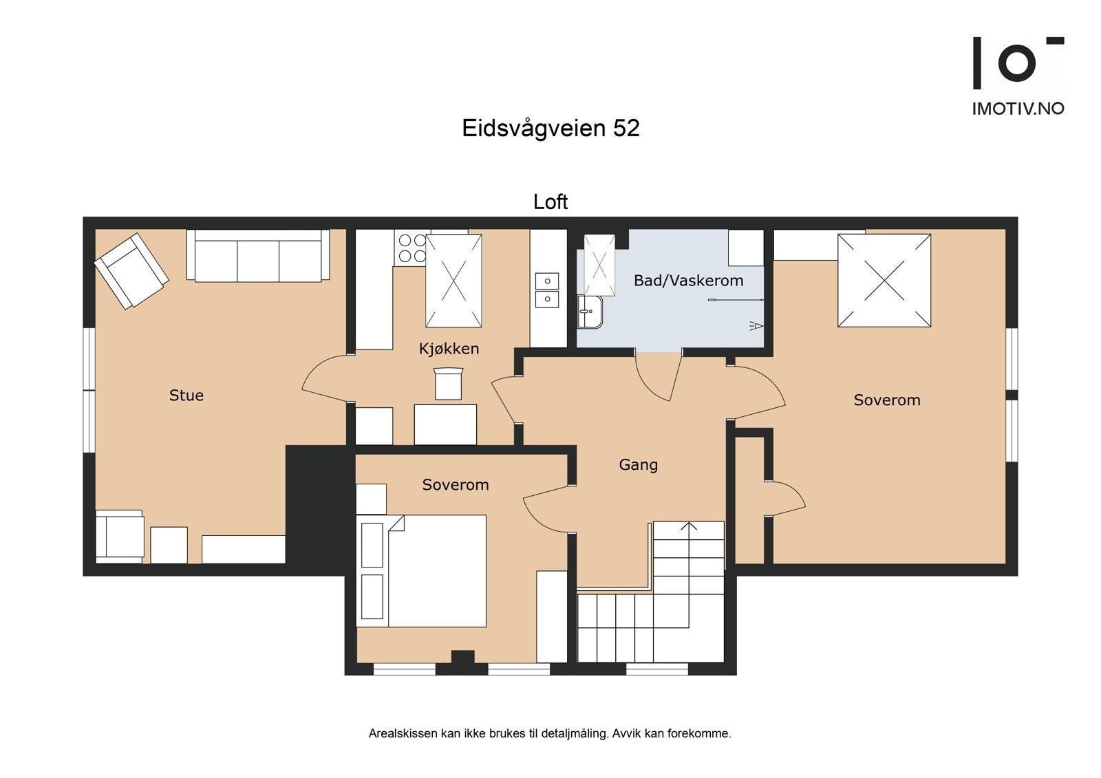 Planløsning 2. etasje Galleribilde
