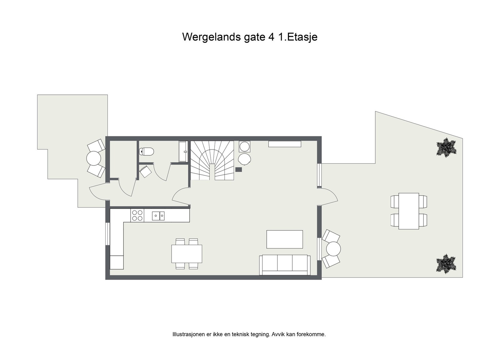 Plantegning. Galleribilde