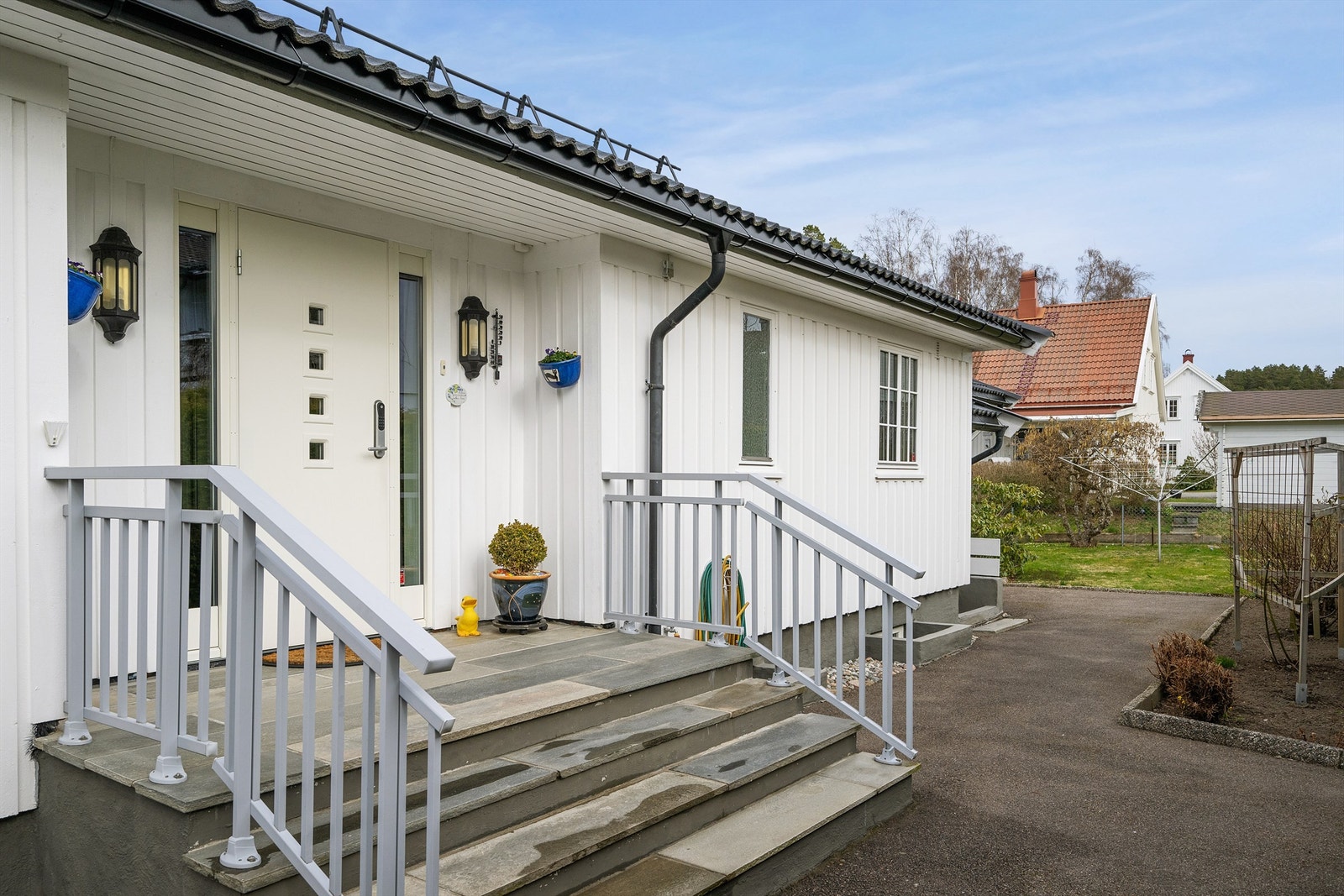 Innbydende inngangsparti. Galleribilde