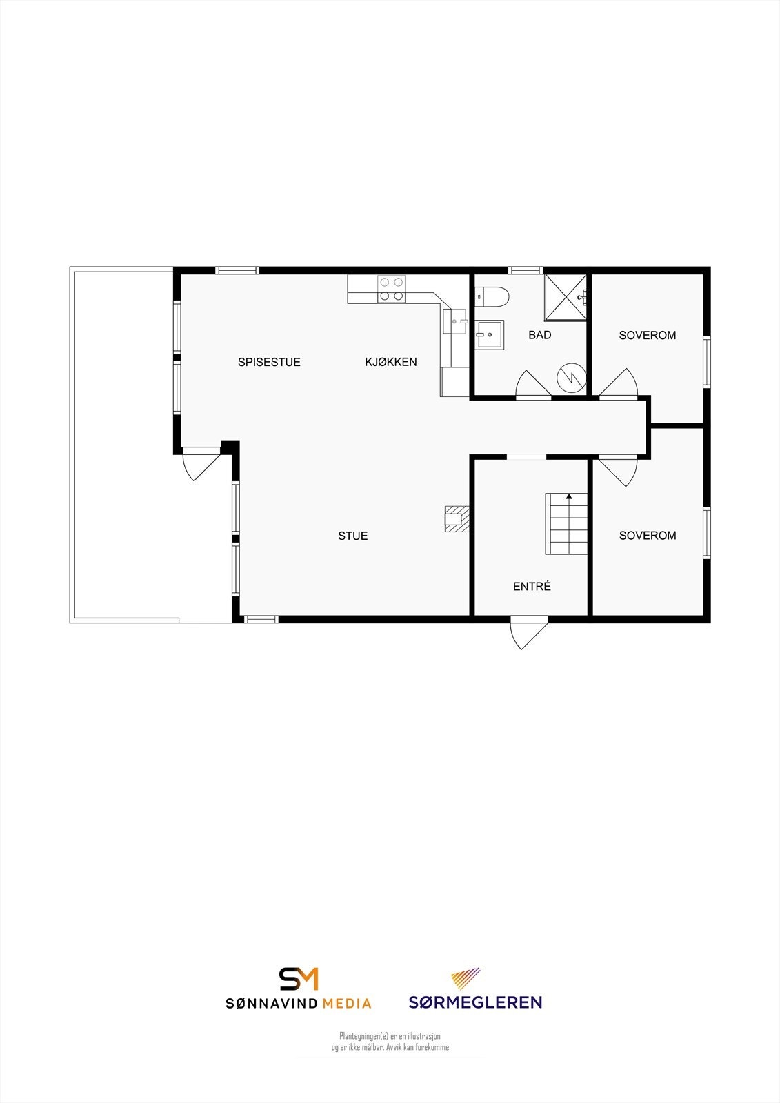 Plantegning Galleribilde