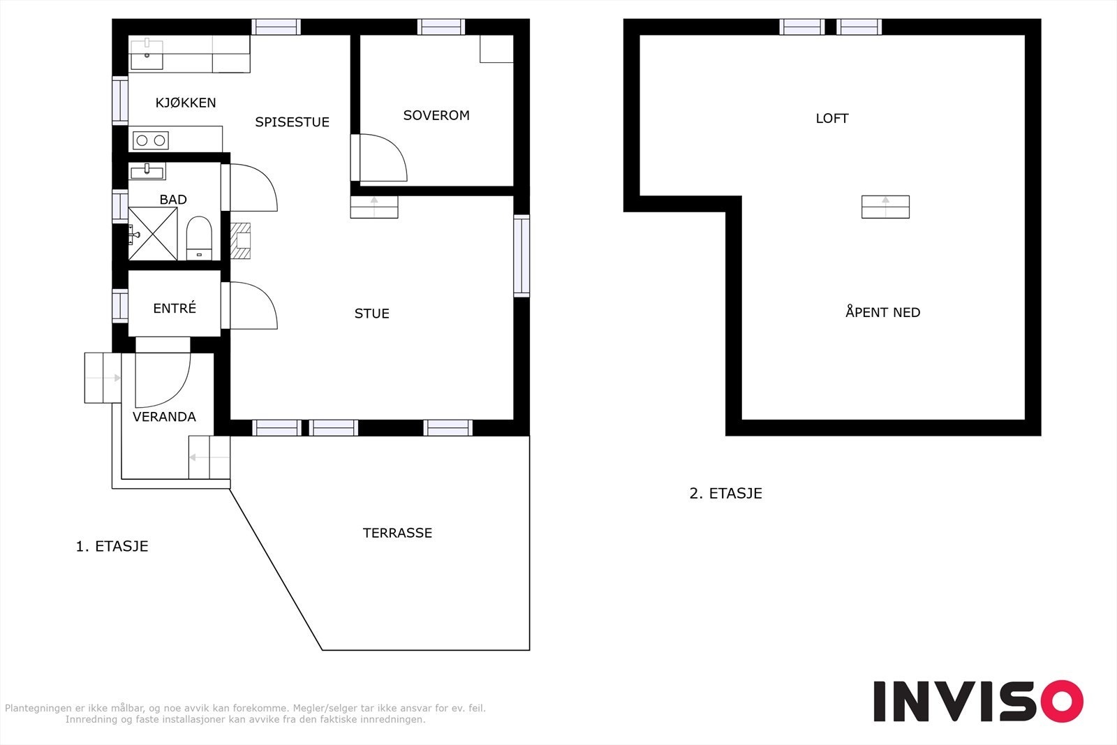 Plantegning anneks. Galleribilde