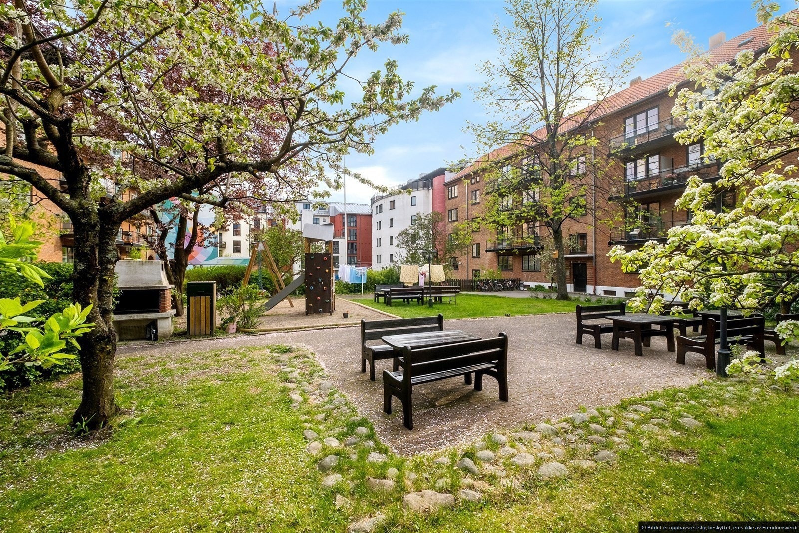 Denne bakgården er et stort pluss. for beboerne Galleribilde