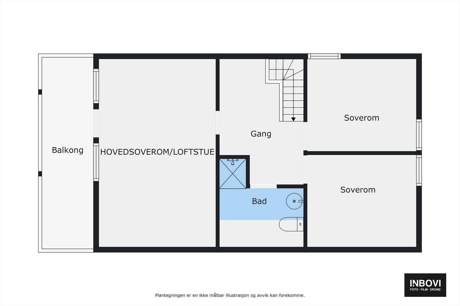 Plantegning 2.etg Galleribilde