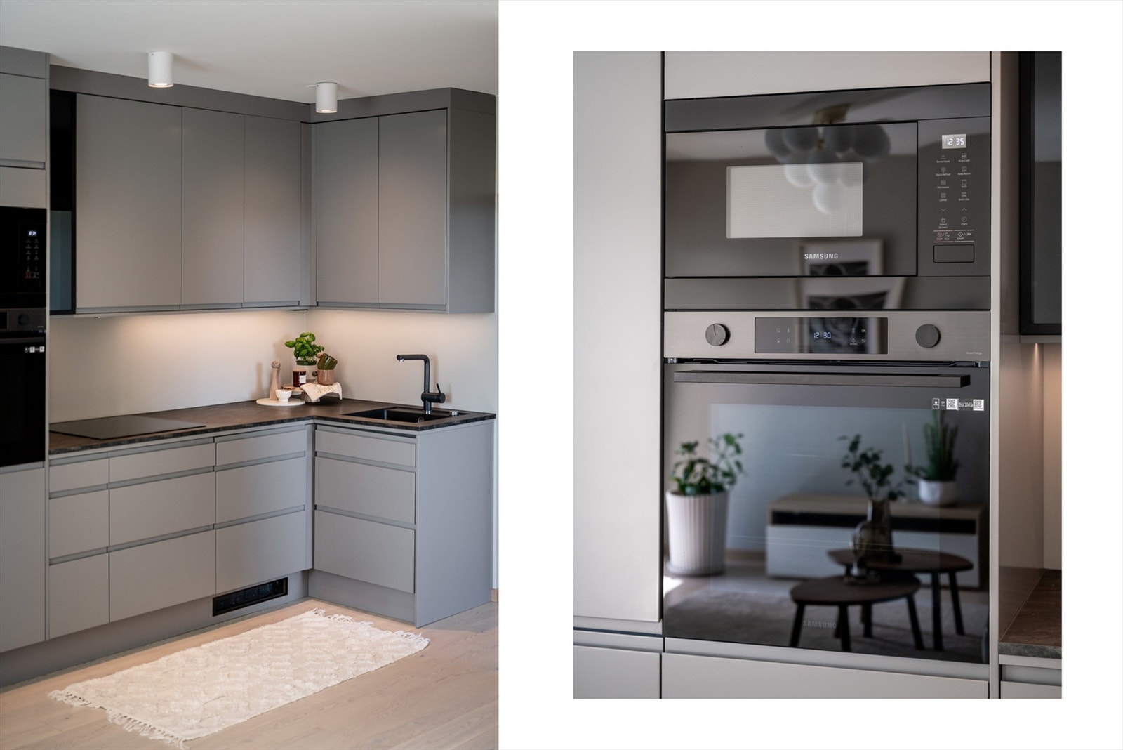 Komplett integrert med hvitevarer fra anerkjente merker som Bosch, Samsung og Electrolux. Galleribilde