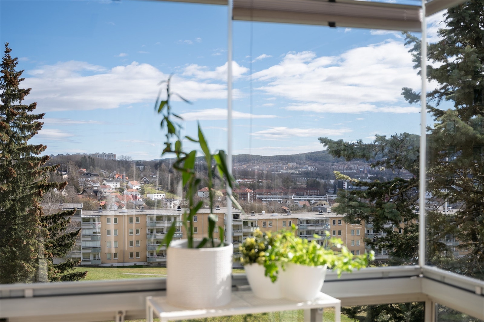 Flott utsyn fra balkongen. Galleribilde