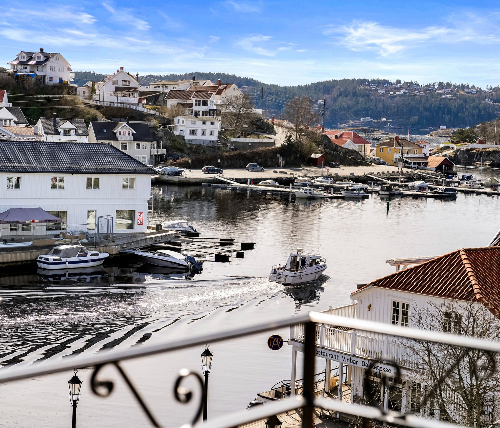 Detaljbilde fra balkong Galleribilde