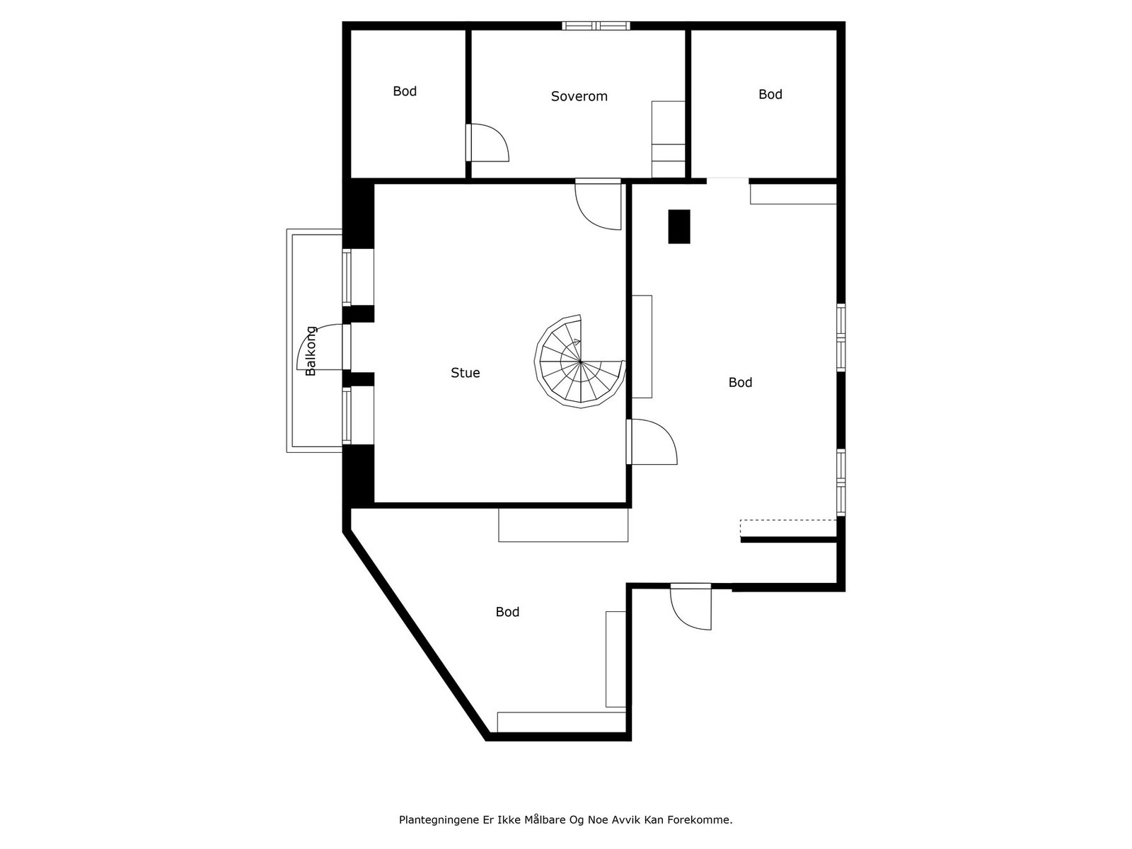 Plantegning Loft Galleribilde