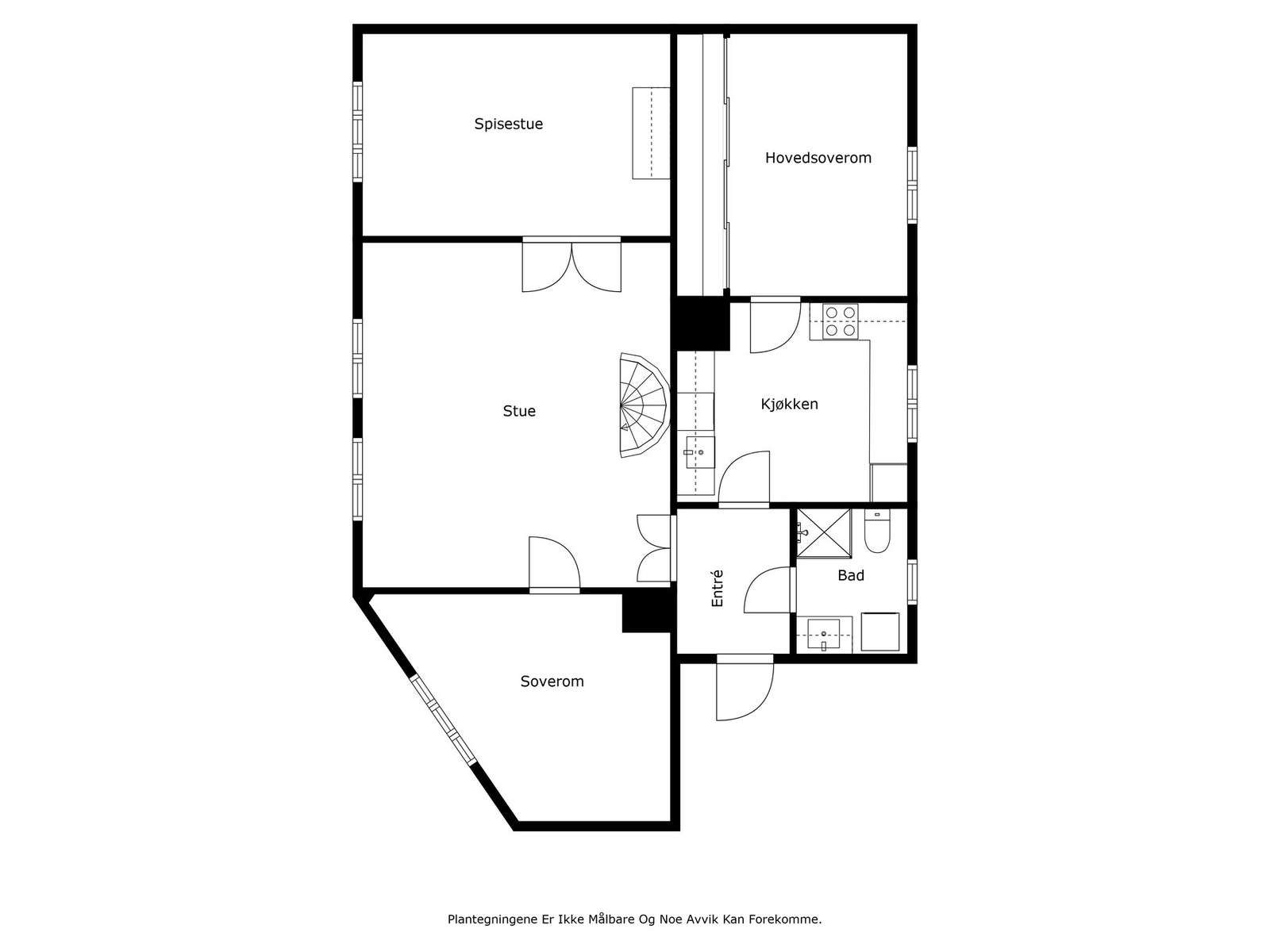 Plantegning 3. Etasje Galleribilde