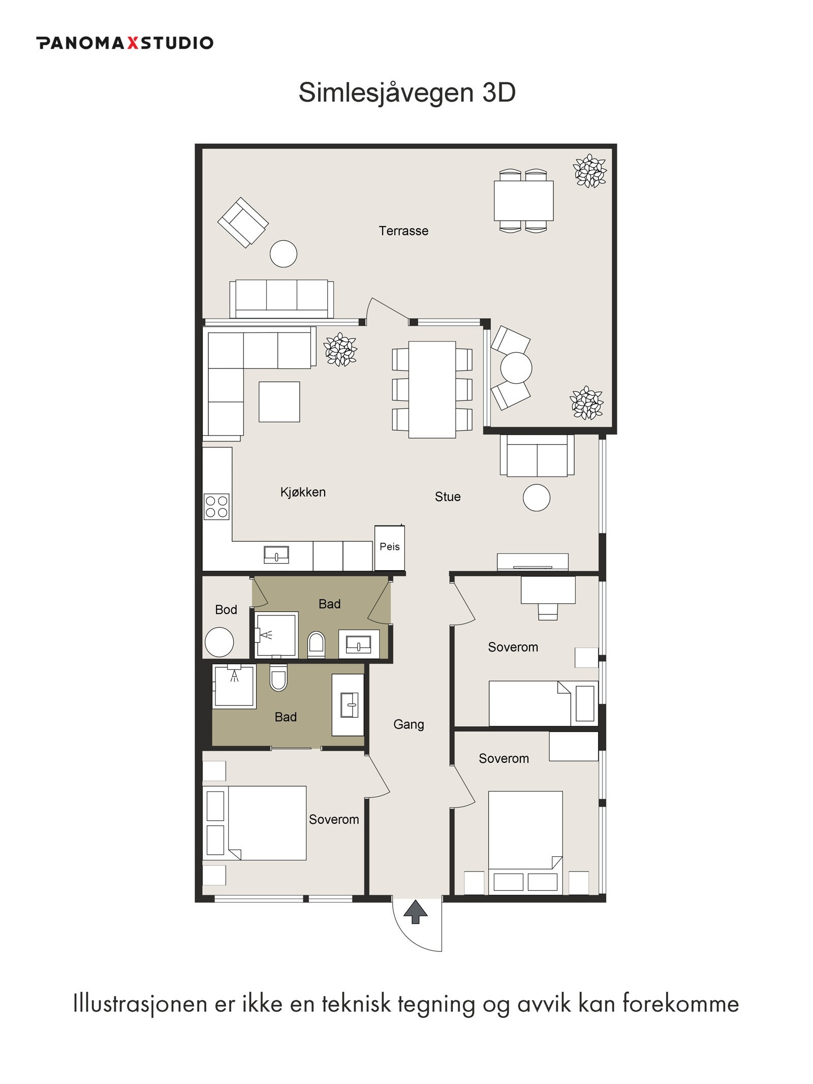 Plantegning. Galleribilde