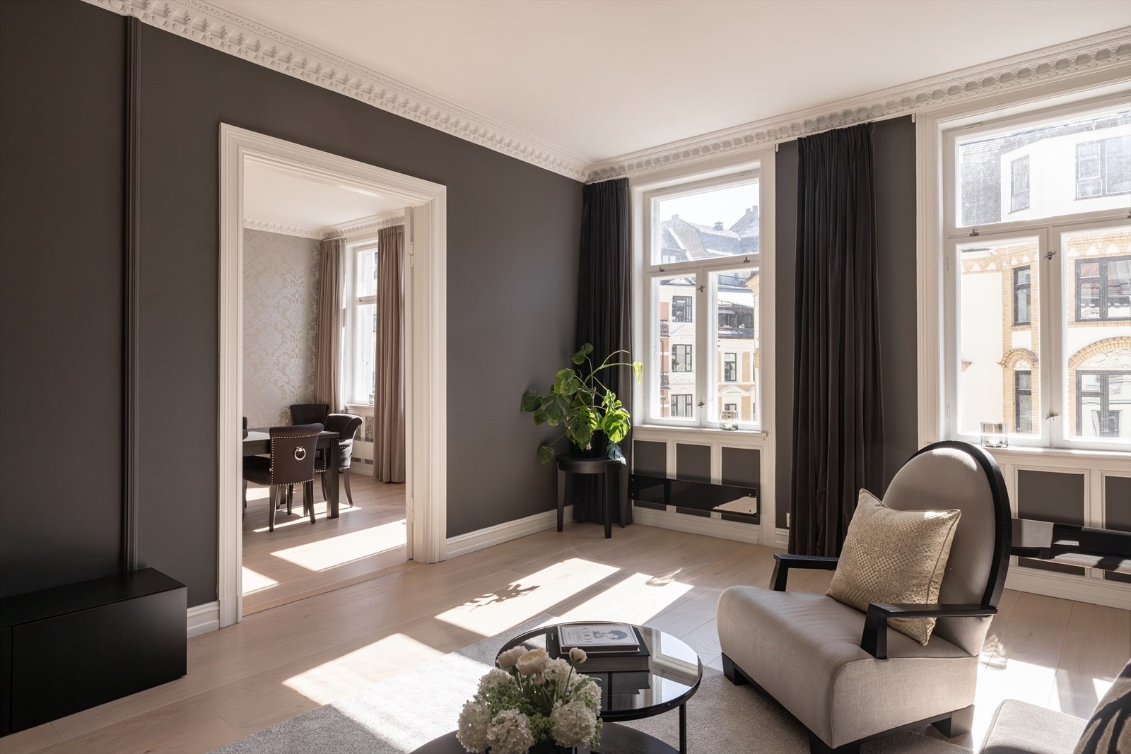 Overflatene ble malt i i periode 2017/18 Galleribilde