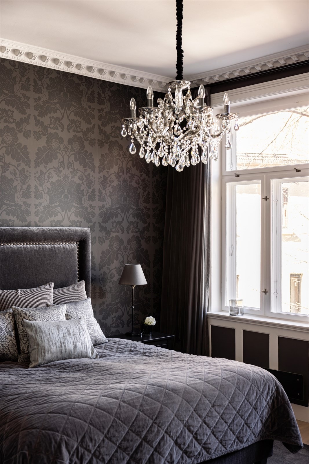 Du finner de flotte klassiske detaljene i alle rom Galleribilde