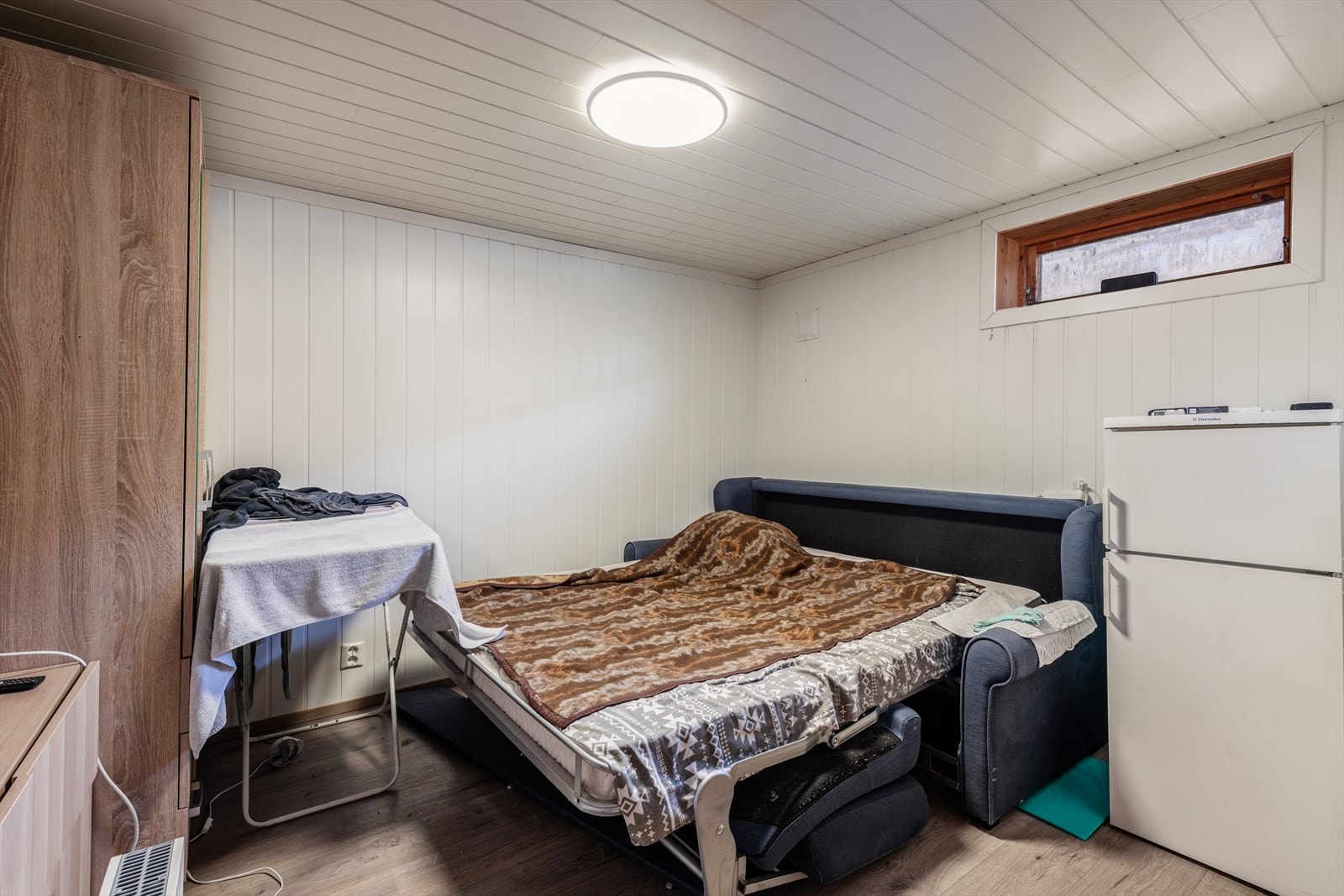 Fra kjelleretasjen, som er delvis innredet. Galleribilde