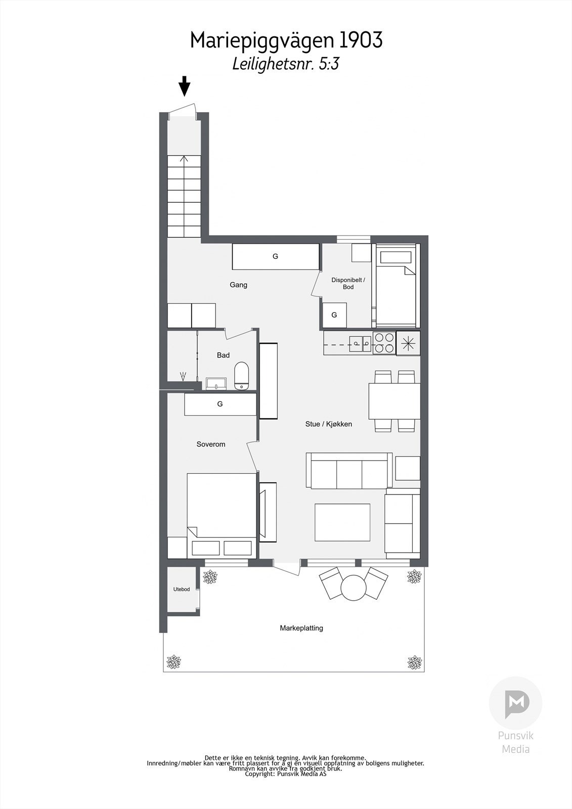 Plantegning Galleribilde