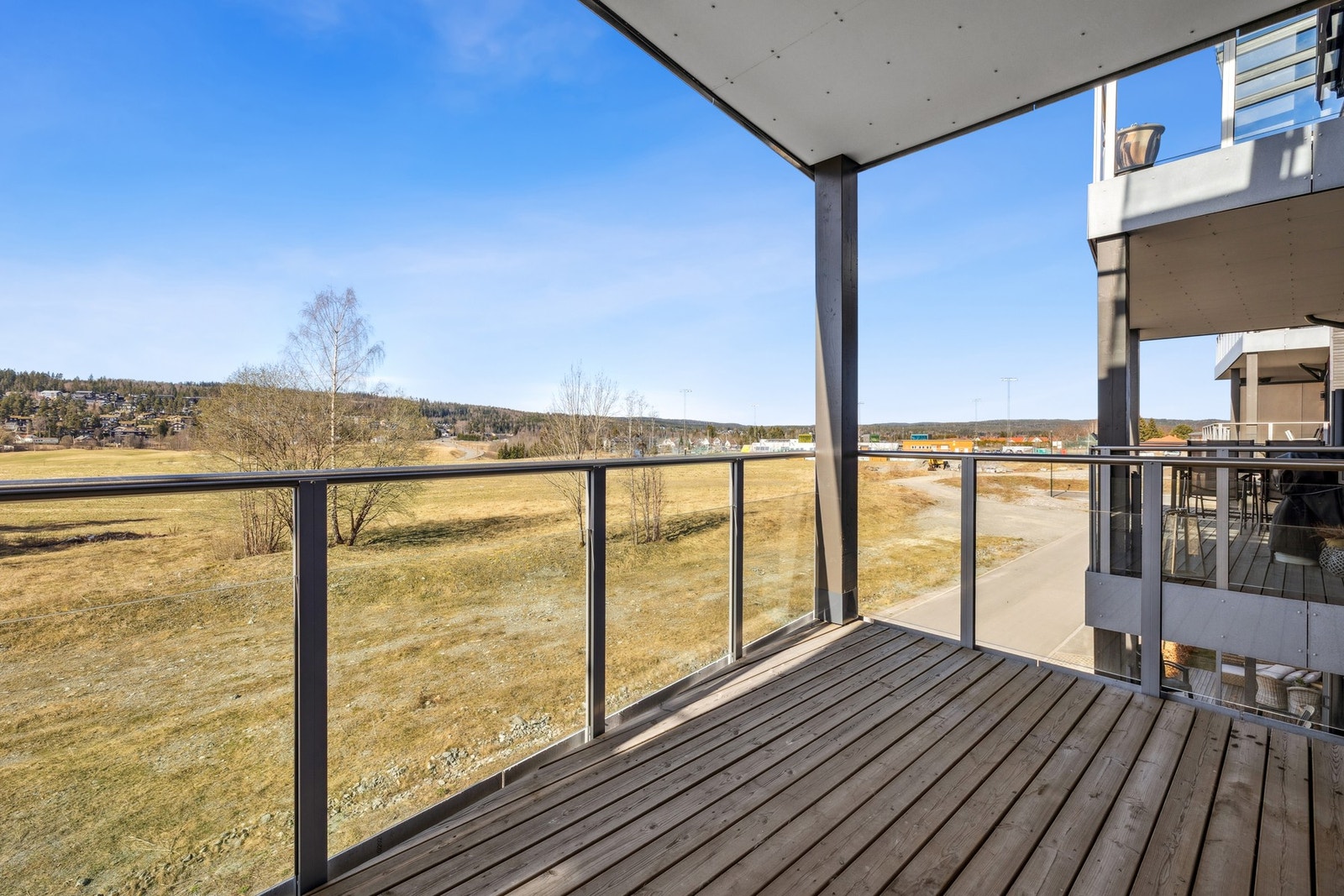 Flott og rolig utsikt mot åpne grøntområder. Galleribilde