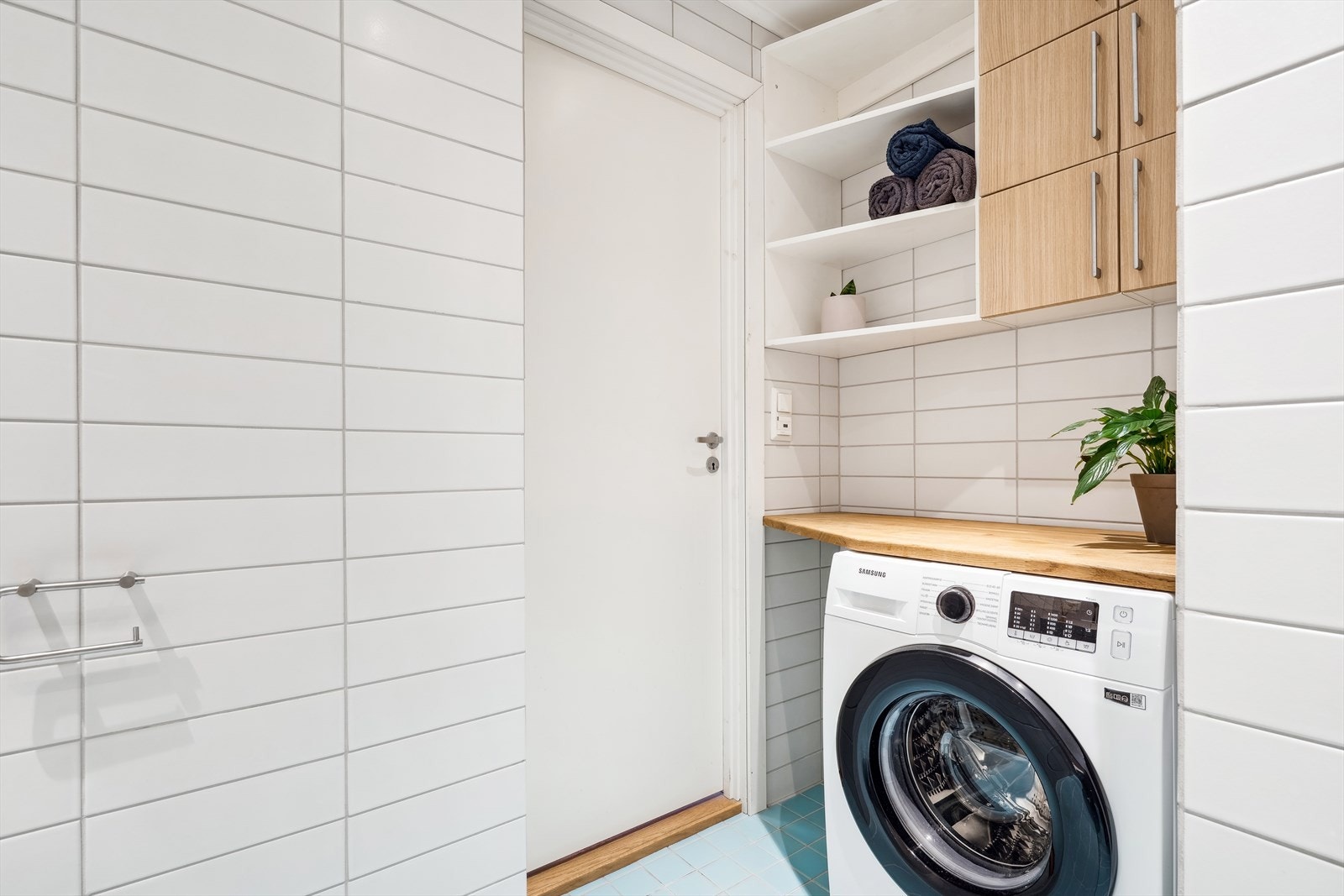 Opplegg for vaskemaskin. Galleribilde