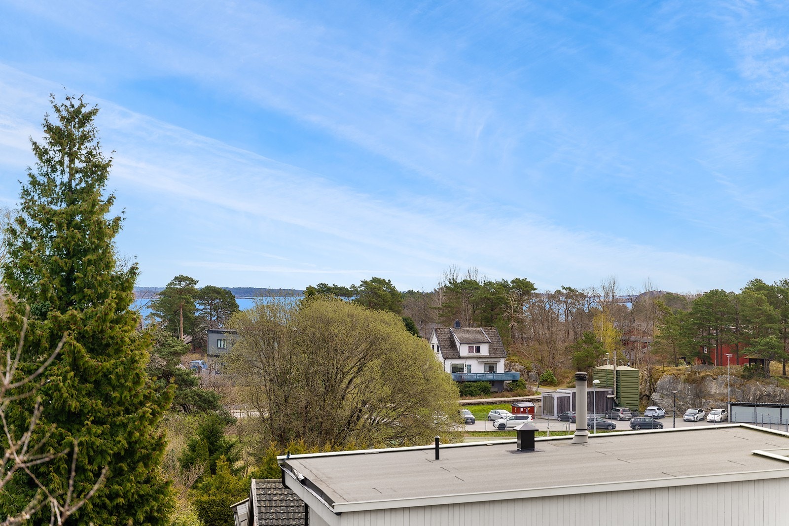 Utsikt fra terrasse Galleribilde