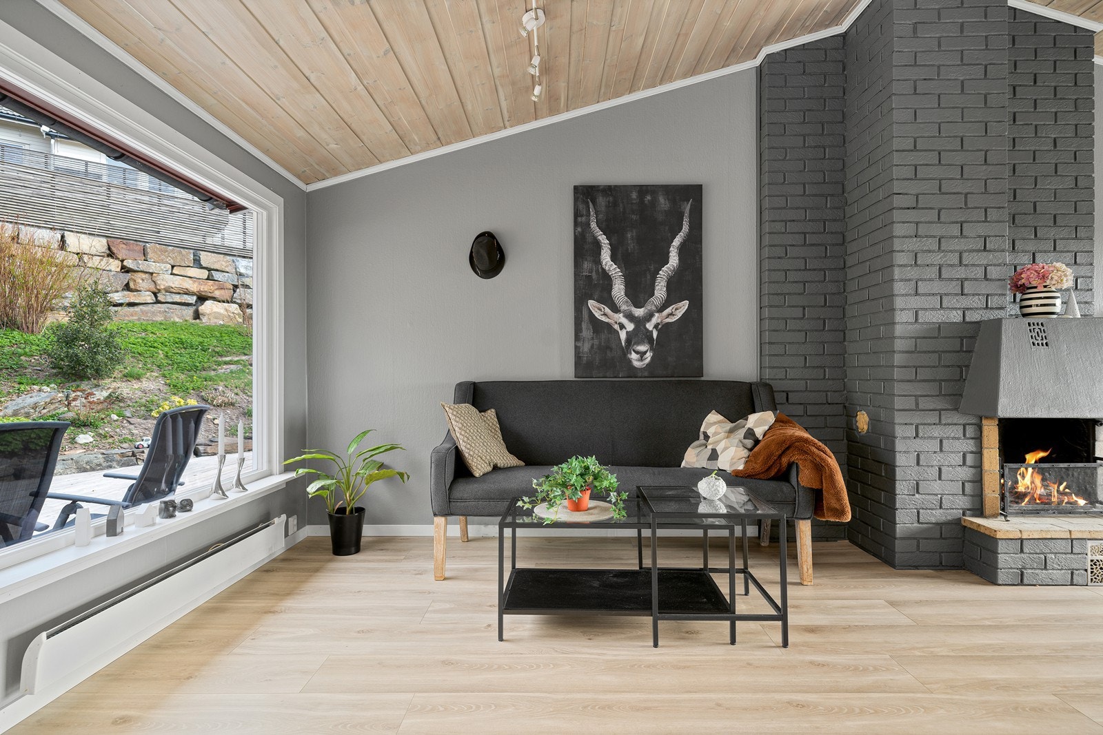 Her er det godt plass dersom man ønsker å innrede med spisebord Galleribilde