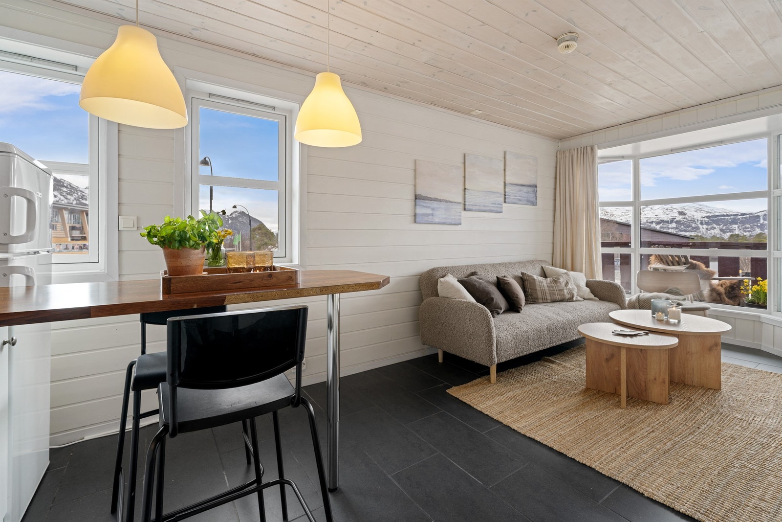 Lys og trivelig stue/ kjøkken. Galleribilde