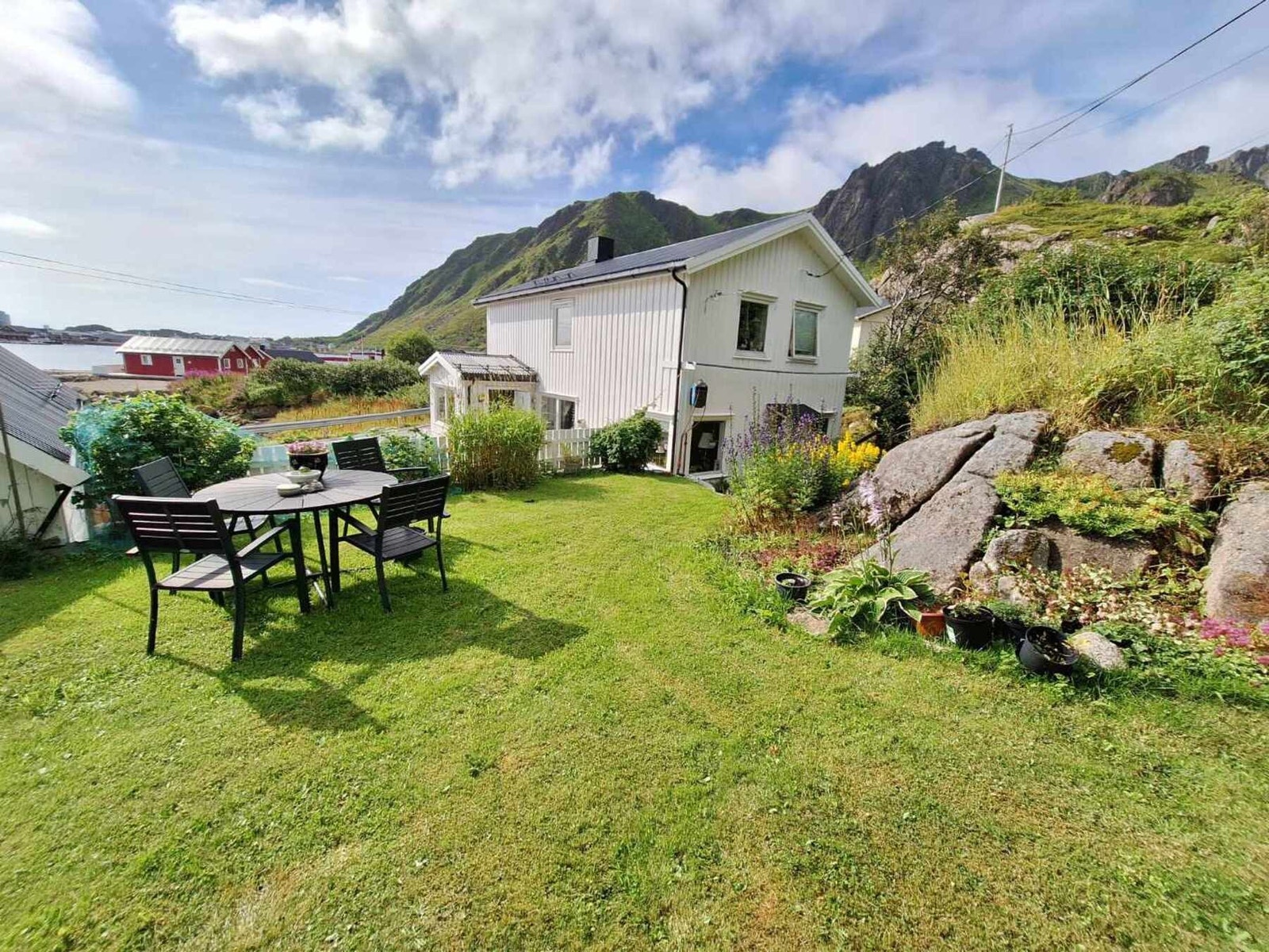 Selgers private bilde. Sommerdag på Rekstrand. Galleribilde