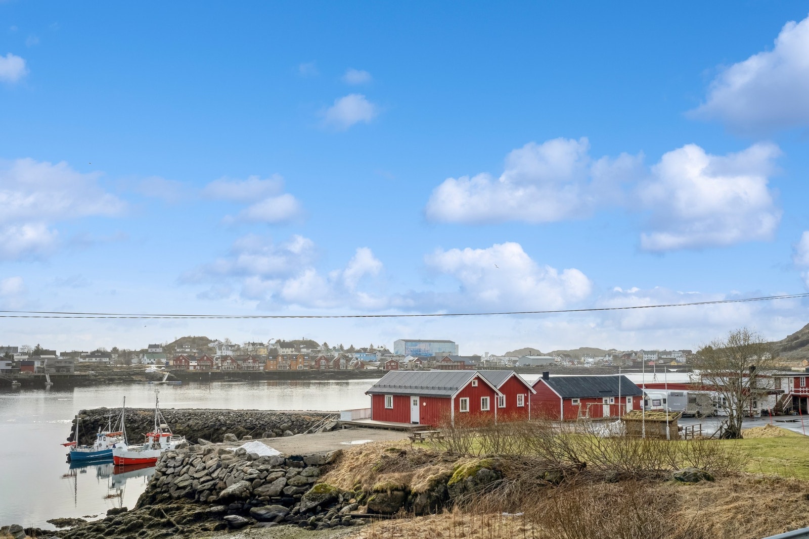 Nydelig utsikt fra vinduet. Galleribilde