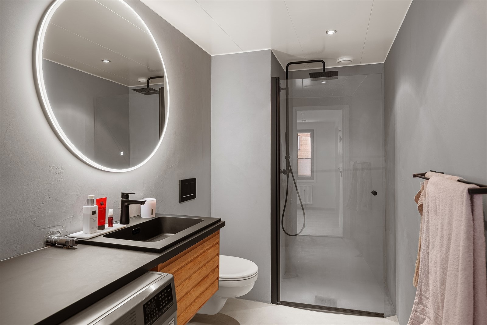 Microsement på gulv og vegger Galleribilde