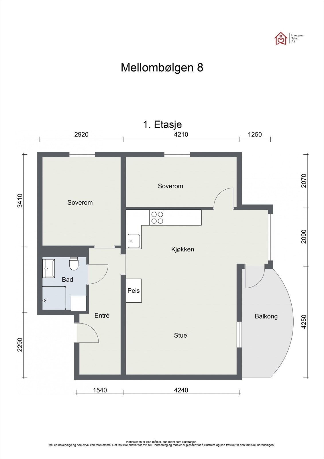 Plantegning - Mellombølgen 8 Galleribilde