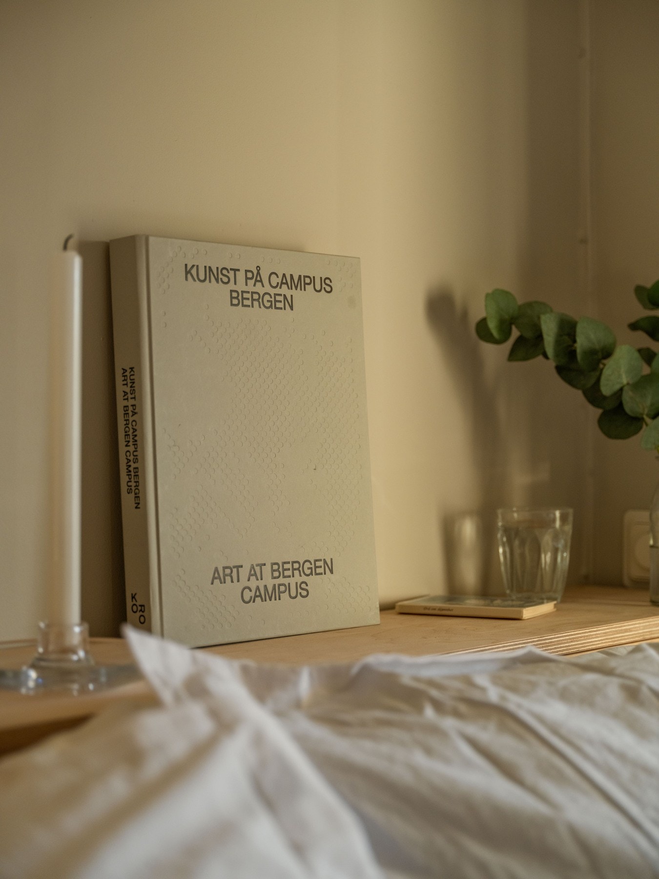 Sengegavlen er også plassbygget. Det er lagring i gavlen òg. Galleribilde