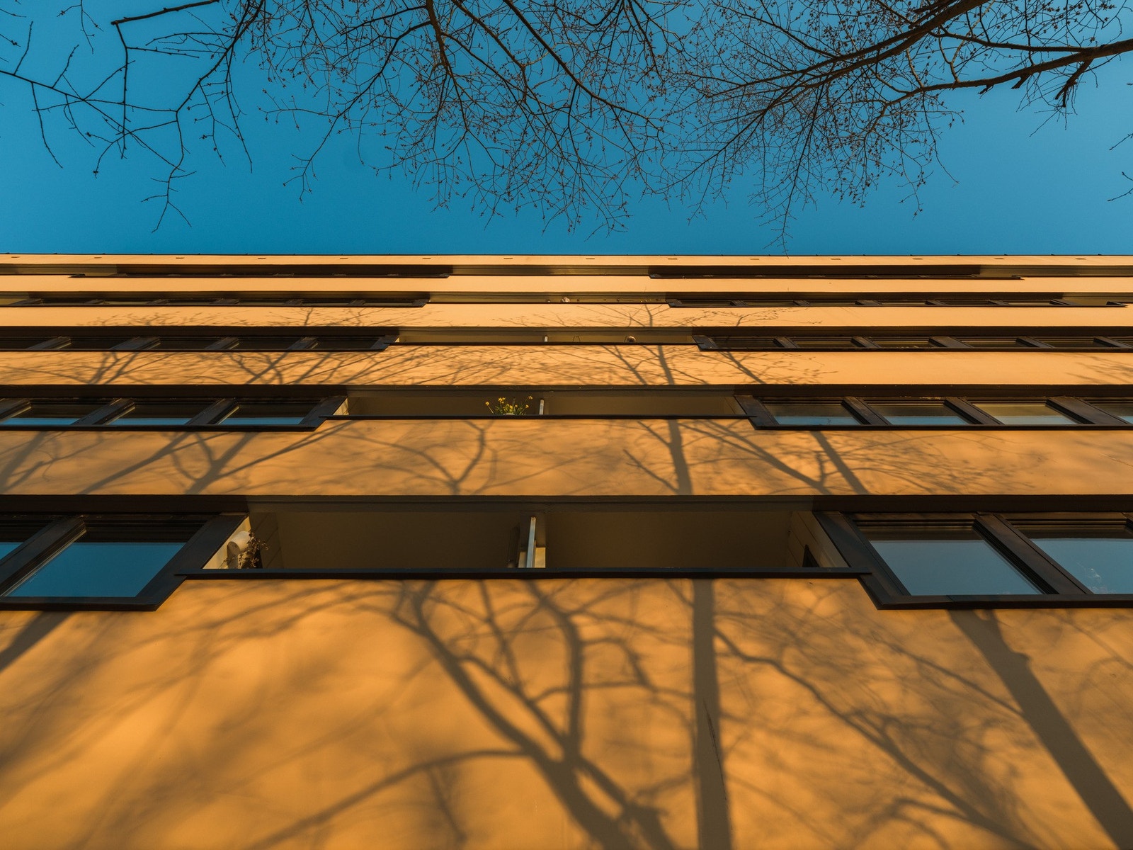 Leiligheten ligger kun én trapp opp fra inngangspartiet, men i tredje boetasje fra enveiskjørte Sørligata. Galleribilde