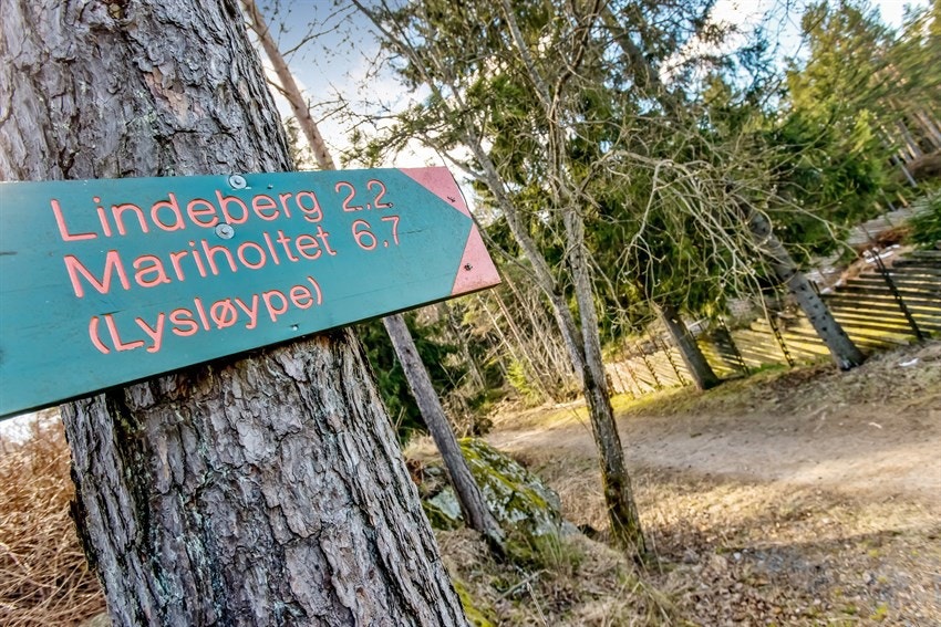 Nærhet til marka med et stort løypenett for turer både sommer og vinter. Galleribilde