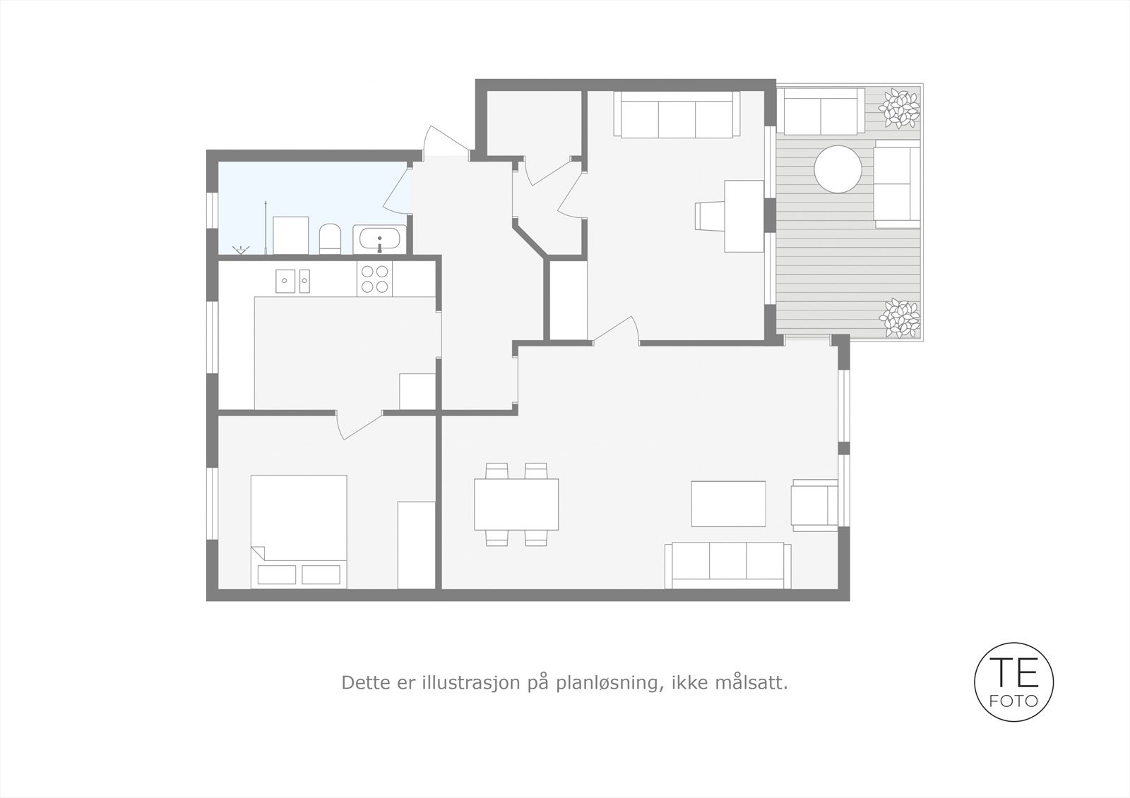 Plantegning Galleribilde