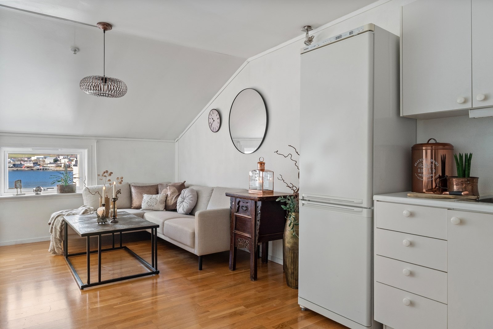 En arealeffektiv 1-roms på 32m² Galleribilde