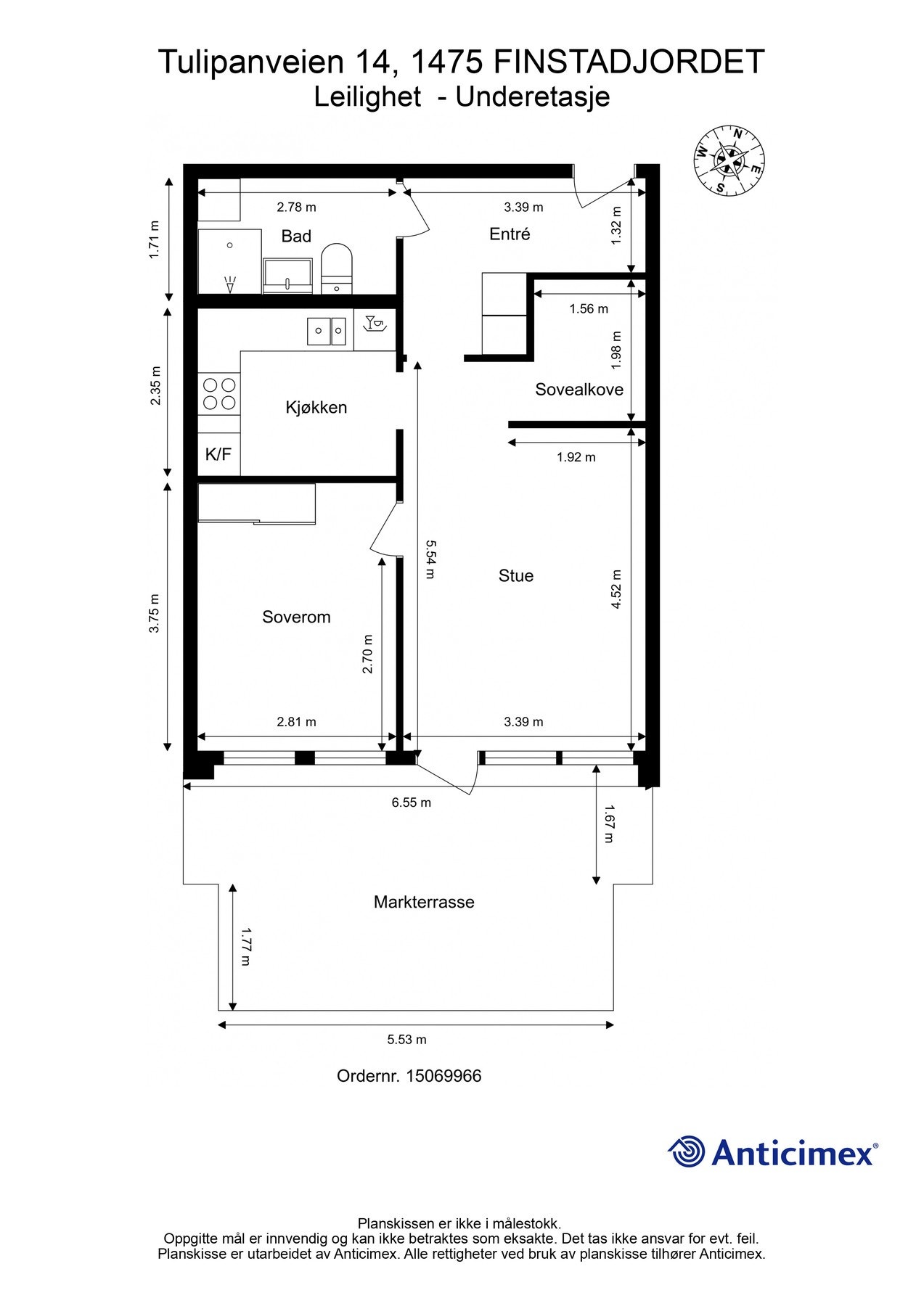 Plantegning. Galleribilde
