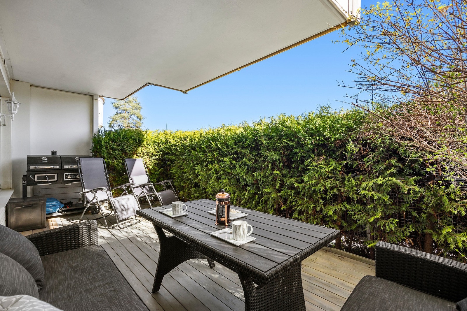 Her får du gleden av en herlig markterrasse på 17 kvm. Galleribilde