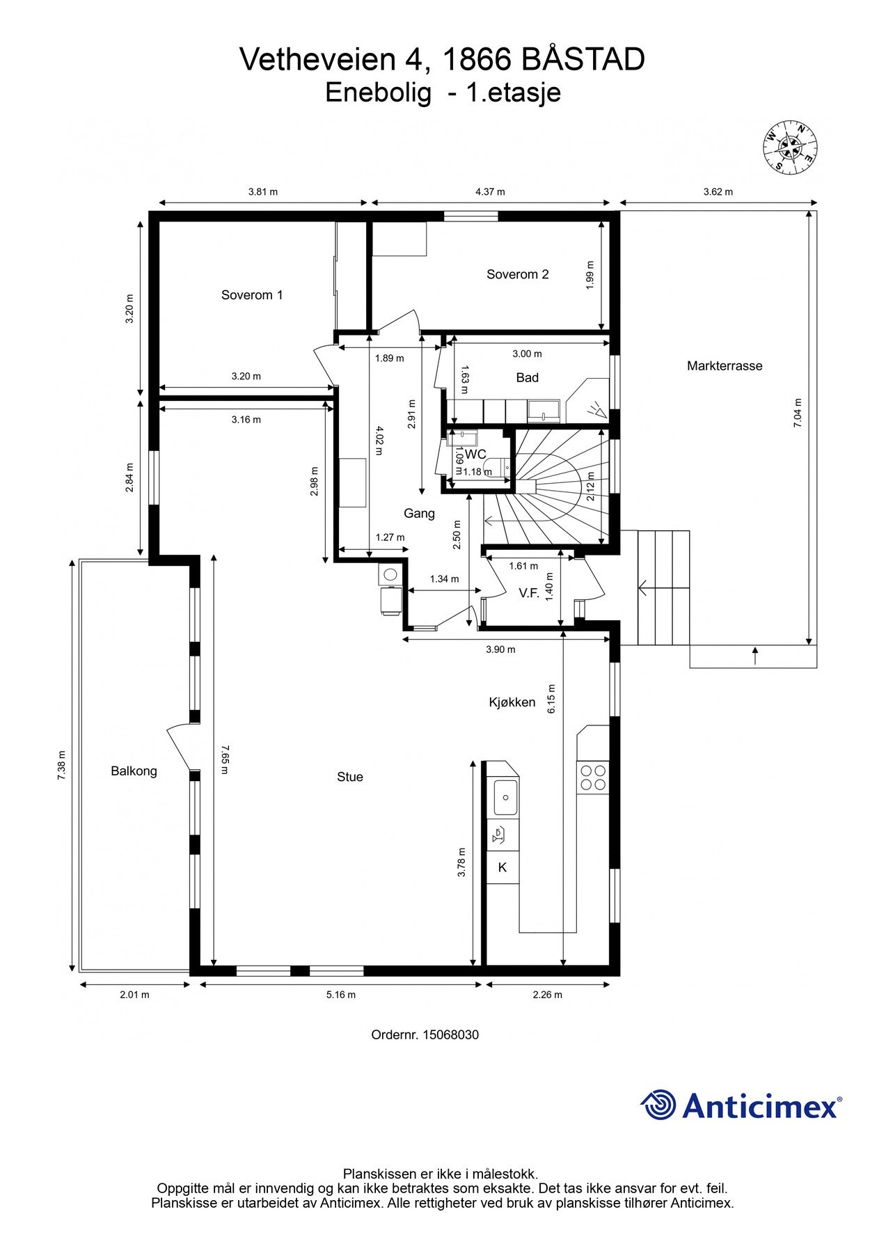 Planskisse. Galleribilde