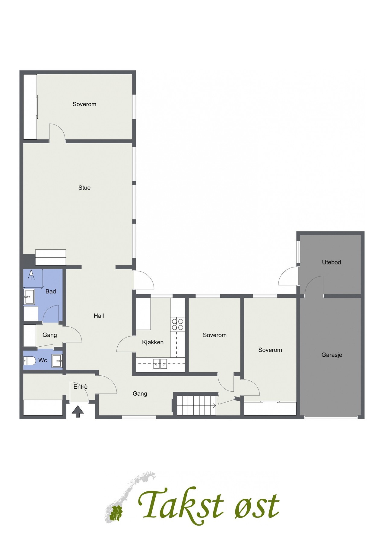 Plantegning Galleribilde