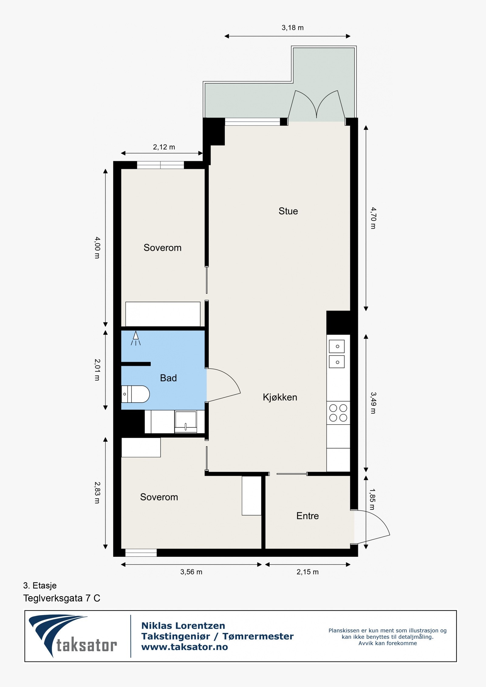Plantegning Galleribilde