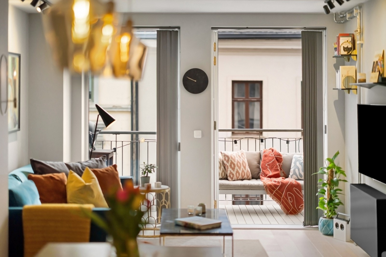 Balkongen blir en forlengelse av stuen. Galleribilde