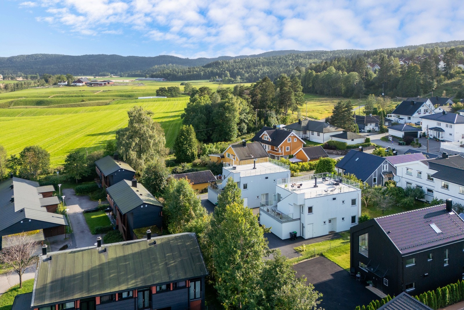 Her kan du spenne på deg skiene rett utenfor døren. Galleribilde