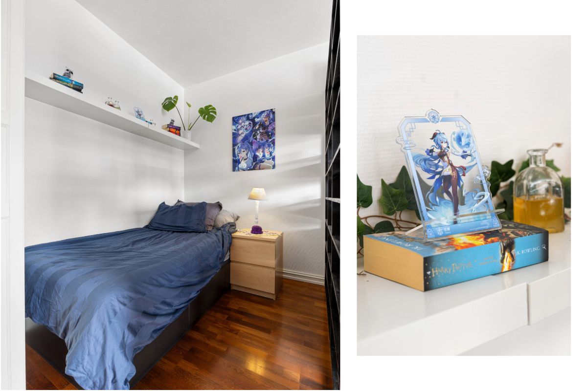 Det er etasjeskillere i betong i bygningen Galleribilde